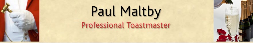 Paul Maltby Professional Toastmaster